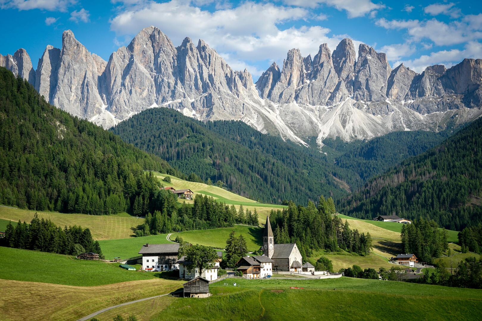 Dolomites Alpine Villages Mountain Views